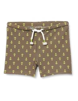 NAME IT Jungen NMMZIGURT Swim Tights Badehose, Dusty Olive/AOP:Anchors, 86/92 cm von NAME IT