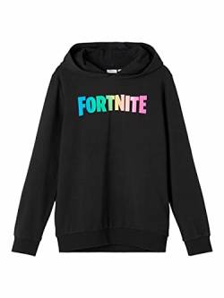 NAME IT Jungen Nkmfortnite Linc Sweat Unb Noos Lic Kapuzenpullover, Schwarz, 134 EU von NAME IT