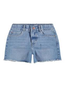 NAME IT Mädchen NKFROSE HW MOM DNM 8222-YA NOOS Shorts, Medium Blue Denim, 122 von NAME IT