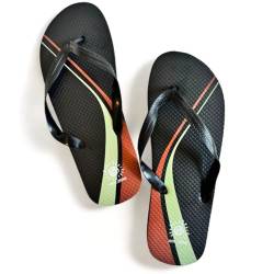 NARAMAKI Flip-Flops für Herren Meer – 1 Paar Flip-Flops für Herren – Sommerschuhe – Sandalen, Schwarz , 42 EU von NARAMAKI