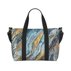 Rock Layers Print Handreisetasche, groß, faltbar, Reisetasche, Sporttasche, Turnbeutel für Damen, Schwarz , Einheitsgröße von NBSNGSLS