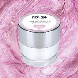 Soak Off Effect Gel Glimmer blush von ND24 NailDesign