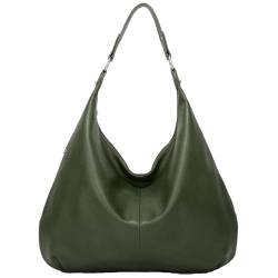 NHJGYSDY Umhängetasche für Damen mit Reißverschluss, Slouchy-Tasche, PU-Leder, mehrere Taschen, Tragetasche, halbmondförmige Tasche für Geschäftsreisen von NHJGYSDY