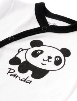 NINI Body Panda weiß 62 (0-3 Monate) von NINI