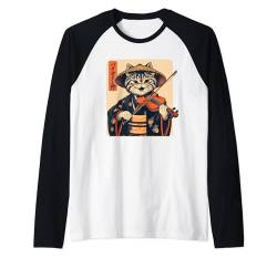 Japanische Samurai-Katze spielt die Violine Raglan von NINJA KITTEN WARRIORS