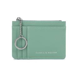 NIUSABOU Ladies Keychain Wallet Women's Green Access Control Card Holder Keychain Wallet Multi-card Holder von NIUSABOU