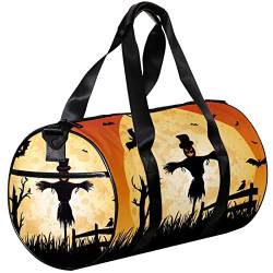 Sporttasche, kleine Reisetasche, Sporttasche für Yoga, Halloween-Mondfledermaus, Outdoor-Fitnesstasche, Handgepäcktasche von NLWQEKV