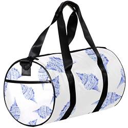 Sporttasche, kleine Reisetasche, Sporttasche für Yoga, Muschel im Boho-Stil, Outdoor-Fitnesstasche, Handgepäcktasche von NLWQEKV