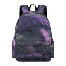 Schafss Schulranzen Teenager Schulranzen Jungen Mädchen Niedliche Schafess Schulranzen Kinder Cartoon Tier Rucksack Leichtgewicht Schulranzen Schule Geschenk (3) von NNSECS