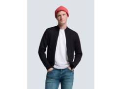 Cardigan NO EXCESS Gr. XL, schwarz (black) Herren Strickjacken in Unifarbe von NO EXCESS