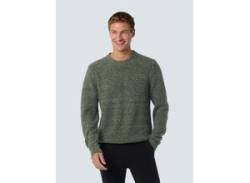 Strickpullover NO EXCESS Gr. M, grau (smoke) Herren Pullover in melierter Optik von NO EXCESS