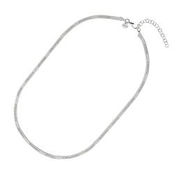 NOELANI Collier 925 Sterling Silber Damen Halsschmuck, 40+5 cm, Silber, Kommt in Schmuck Geschenk Box, 2033789 von NOELANI