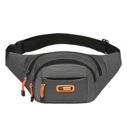 NOLOWY Unisex Hüfttasche mit großem Fassungsvermögen und multifunktionalen Taschen und verstellbarem Gurt, Brusttasche für Outdoor-Aktivitäten von NOLOWY