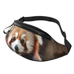 Gürteltasche mit rotem Pandas, für Damen und Herren, verstellbarer Gürtel, lässige Brusttasche, Bauchtasche für Reisen, Sport, Laufen, Wandern, Hüfttaschen, Rote Pandas, Einheitsgröße von NONHAI