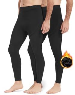 NOOYME Lange Unterhosen Herren Thermohose Herren warme Unterhose Männer Lang Thermounterwäsche Herren Funktionsunterwäsche Skiunterwäsche Thermo Unterhose Herren Leggings Herren für Winter Sport von NOOYME