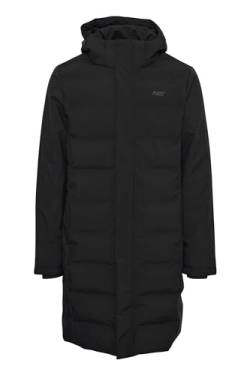 NORTH BEND NBMarko Herren Steppmantel wasserdicht Winddicht atmungsaktiv Herrenjacke mit Wassersäule 5000mm W-PRO Wetterschutzsystem, Größe:2XL, Farbe:Black (1001) von NORTH BEND