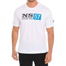 Kurzarm-T-Shirt 9024050 für Herren, weiß, M von NORTH SAILS