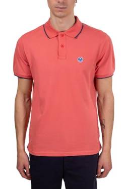 NORTH SAILS - Herren-Poloshirt Regular mit gesprochenem Kragen, Rosa, 58 von NORTH SAILS