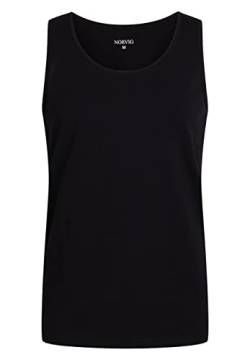 NORVIG Men's Tank Top BLACK Undershirt, 3XL von NORVIG