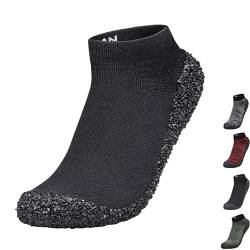 NOZEM Willfeet Sockenschuhe, Barfuß-Socken, minimalistisch, kein Fallenlassen, leichte rutschfeste Sockenschuhe, Schwarz , 40 EU von NOZEM