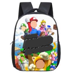 Cartoon Schulranzen, Rucksack für Kinderl, Anime Umhängetasche mit Verstellbarer Schulranzen, Hohe Kapazität Reiserucksäcke Büchertaschen Kinderschultasche Rucksack von NTEVXZ