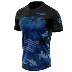 NUNOMO Herren Mountainbike MTB Top Kurzarm Atmungsaktiv Bequem Weich Feuchtigkeitstransport Radtrikot?Kurzarmtrikot Für MTB Rennrad/Multisport/Fitness/rocknend (TYP-9,5XL) von NUNOMO