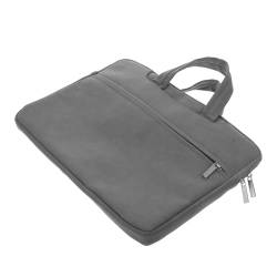 NUOBESTY 14 Laptoptasche laptop zubehör Computertasche für Männer Umhängetasche für Männer Laptop-Hülle Laptop-Zubehör Tech-Tasche Arbeitsgeldbörse Computertaschen für Männer Dark Grey von NUOBESTY