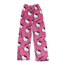 Pyjama Hose Pyjama Hose Halloween Hose Pyjama Pyjama Hose Xxs Anime Hose Y2k Halloween Hose Damen Pyjamahose Generic Fall Cute Cartoon Herbst Warm Pajamas von NUOKE