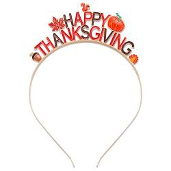 NVENF Thanksgiving Stirnband Herbst Herbst Haarbänder für Frauen Türkei Ahornblatt Kürbis Haar Hoop Thanksgiving Party Favors Haarschmuck Geschenke von NVENF