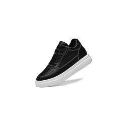 NVNVNMM Oxford Schuhe Sneakers Herren Erhöhungsschuhe Herren Erhöhungsschuhe Weiße Schuhe Schwarze Schuhe, Schwarz, 39 2/3 EU von NVNVNMM