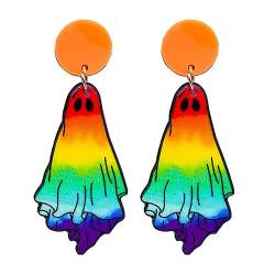 NVOQILIN Halloween-Ohrringe, gruselige Ohrringe, Cartoon-Ohrstecker, für Damen und Mädchen, Schmuck, Party-Dekoration, Ohrringe von NVOQILIN