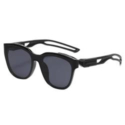 NVOQILIN Sonnenfeste Sonnenbrille für Mädchen, leichte Brille, Teenager, Hiphops, Trend, Nachtclub, Party, Sonnenbrille für Erwachsene und Teenager, D von NVOQILIN