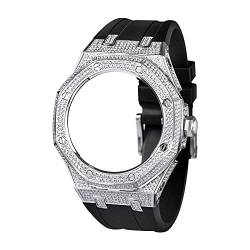 NVVVNX 4. Generation Diamant-Metall-Uhrengehäuse für GA2100 GA2110 Uhrenarmband Uhrenarmband Armbanduhr Lünette Band, Einheitsgröße, Achat von NVVVNX