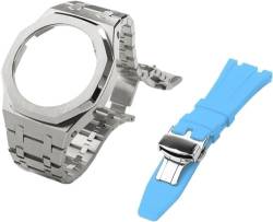 NVVVNX Gen 5 Metall-Uhrengehäuse, Lünette und Fluorkautschuk-Uhrenarmband, Kombinationsset, für GA2100, GA2110, GAB2100, GM2100, Mod Kit für Watch Full, GA-2100/2110, Achat von NVVVNX