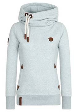 Naketano Damen Kapuzenpullover , Nasty Mint Melange, S von Naketano