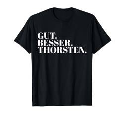 Gut Besser Thorsten T-Shirt von Namensshirt mit Namen bedruckt - Männer, Jungen