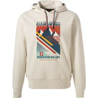 NAPAPIJRI Herren Hoodie beige Baumwolle unifarben von Napapijri