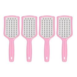 Belüftete Paddelbürste, Schnelles Föhnen, Entwirrungsbürste, 4 Stück, für Dünnes Haar für den Salon (rosa Griff) von Naroote