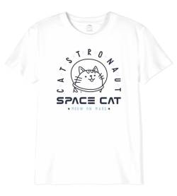 Nasa Mädchen ginasadts067 T-Shirt, weiß, 8 Jahre von Nasa