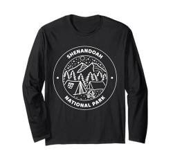 Shenandoah-Nationalpark, Camp, Berg, Feuer, Baum, Mond, Stern Langarmshirt von National Park Camp Mountain Fire Tree Moon Star