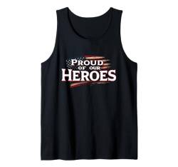 Veterans Appreciation Military Pride Support Our Troops Tank Top von National Pride Veterans Day Honor Military Service