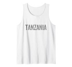 Tansania Nationalflagge, Farbe: Weiß Tank Top von Nations of the World