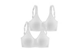 Soft-BH NATURANA Gr. 105, Cup C, weiß (2xweiß) Damen BHs Soft-BH Schalen-BH Bügelloser-BH BH-Set BH Cup B-D, Vorgeformter Soft BH, Nahtlose Cups von Naturana