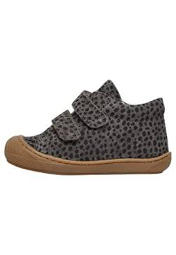 Naturino Cocoon VL-Lauflernschuhe aus Veloursleder mit Pony-Print-Anthrazit, Anthrazit 22 von Naturino