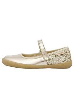 Naturino FROLLIK-Ballerinas aus Metallic-Leder und Glitter, Gold 27 von Naturino