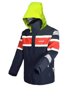 Navis Marine Professionelle Nautische Sicherheitsjacke–Hochsichtbar, Wasserdicht, Atmungsaktiv Ideal für Segeln und Outdoor-Aktivitäten(Blau,XXX-Large) von Navis Marine