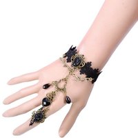 Nebelmeer Wickelarmband Schmuck-Set bestehend aus Armband mit integriertem Ring, perfektes, Weihnachtsgeschenk für Mädchen von Nebelmeer