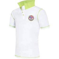 Nebulus Herren Poloshirt Entertain, Shirt, Sweatshirt, Polo, weiß - XL von Nebulus