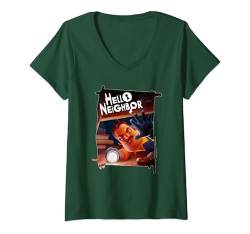 Damen Hello Neighbor - spielbezogene Designs T-Shirt mit V-Ausschnitt von Neighbor