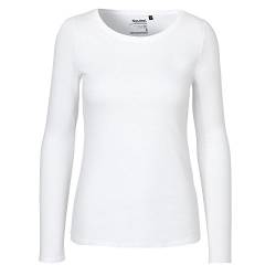 Neutral Damen Longsleeve aus 100% Bio- und Fairtrade-Baumwolle | Nachhaltig, Bequem und Vielseitig | Perfekt für Freizeit und Alltag | Weiß, XS von Neutral